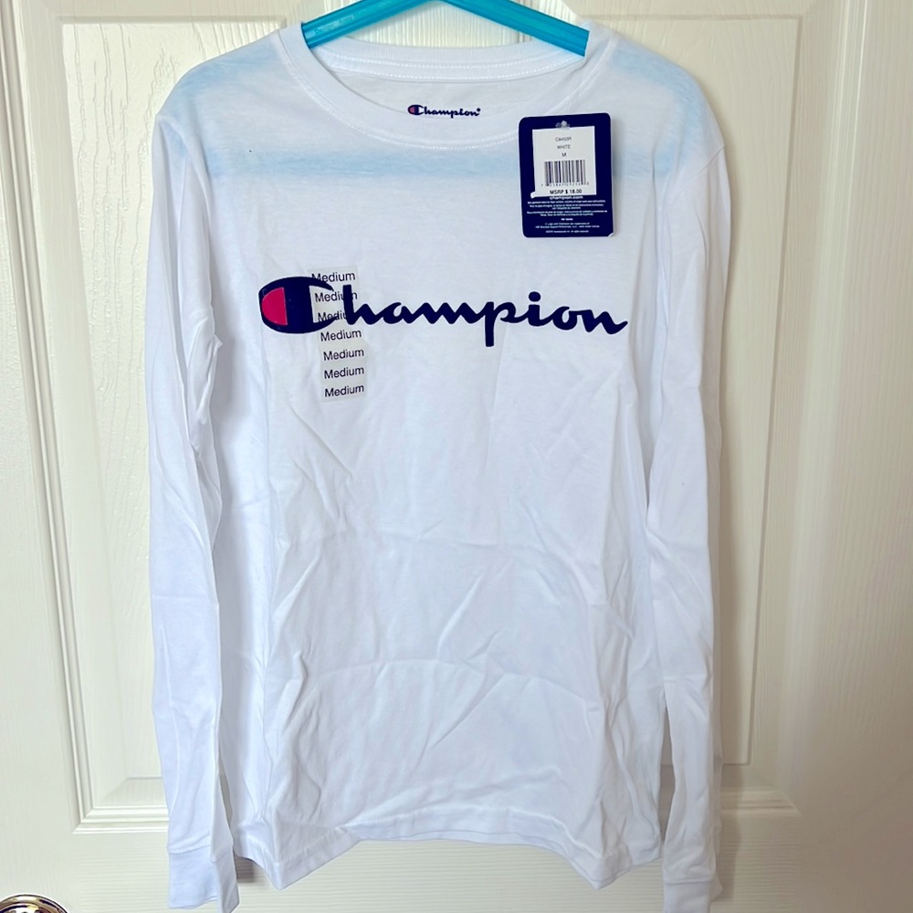 Champion boy’s long sleeve tee size M (10-12)